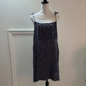 American Eagle Outfitters Dark Blue Floral Mini Dress